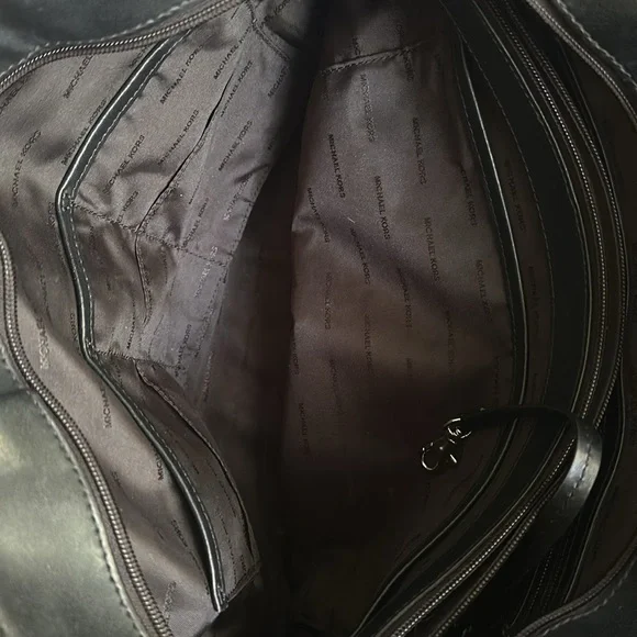 MK Purple Hologram Voyager Tote